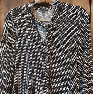 Adrianna Papell Polka DOT Blouse